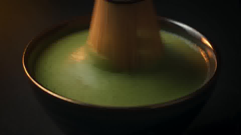 点茶第二幕：茶筅击拂